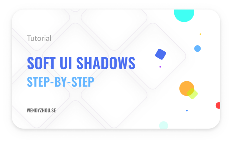 How to create UI Design Soft Shadow