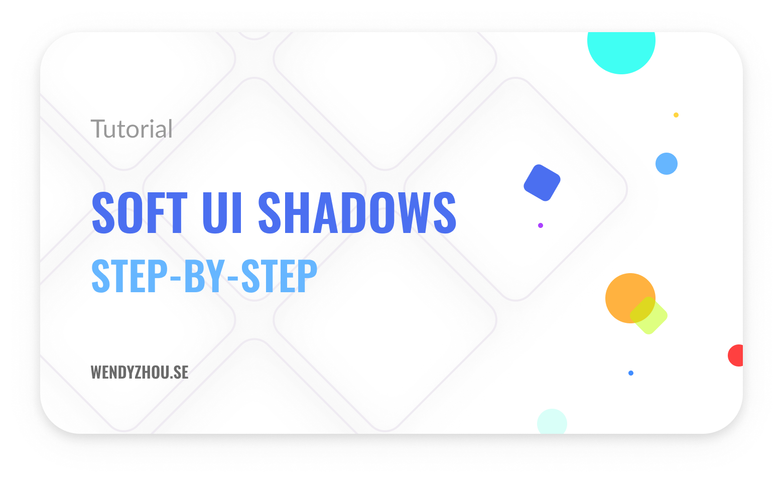 How to create UI Design Soft Shadow