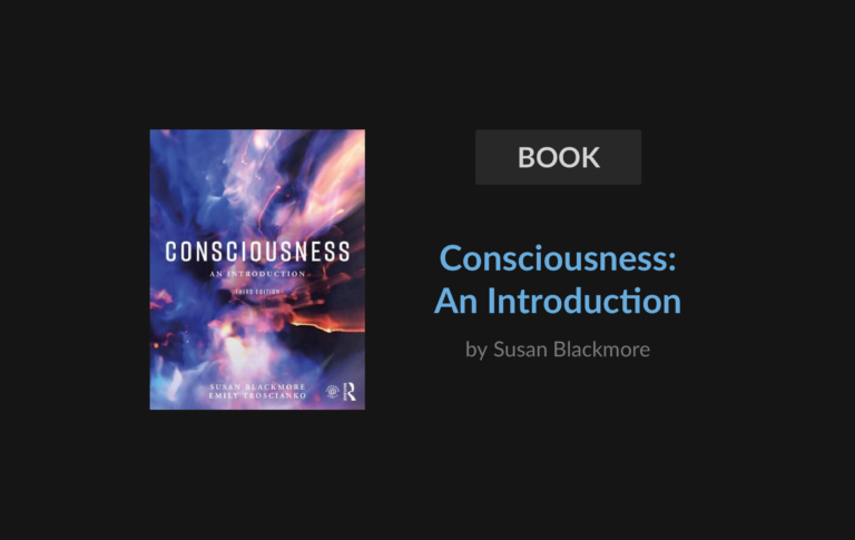Conciousness book