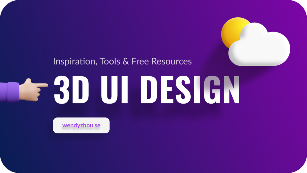 Read more about the article 3D UI Design – Inspiration, Tools & Free Resources