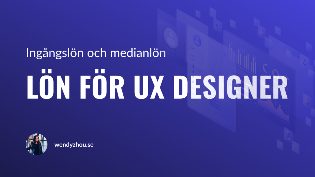 Lön UX Designer - Ingångslön och medianlön