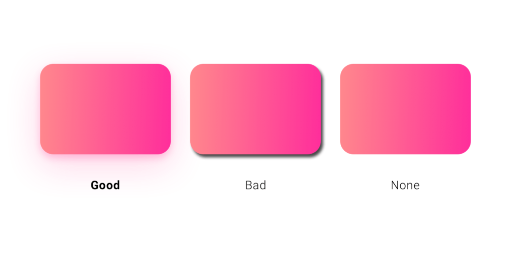 UI Design Soft Shadow