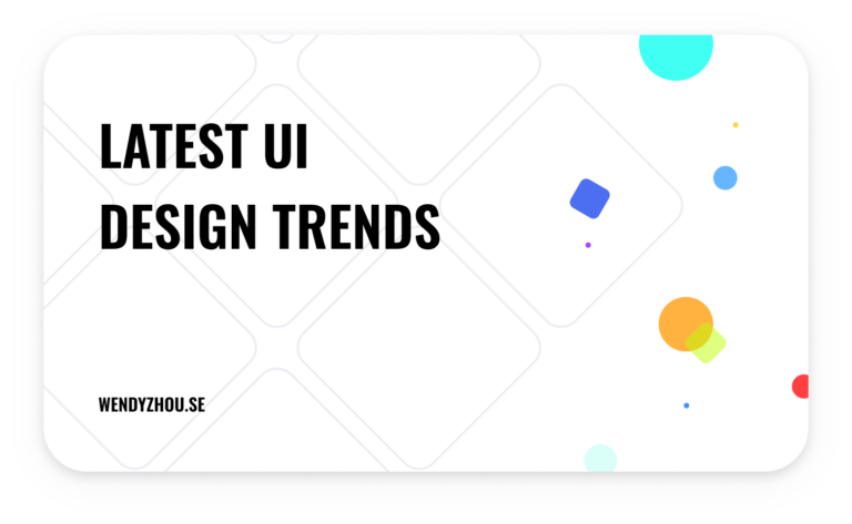 latest ui design trends