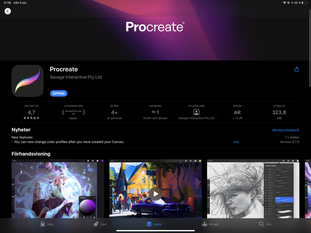 Bästa Ritprogram för iPad Pro och Apple Pencil
