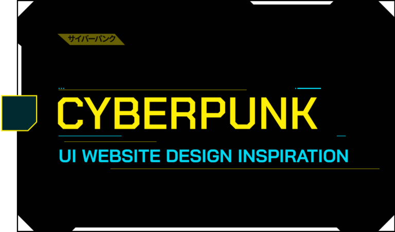 Cyberpunk UI Website Design Inspiration
