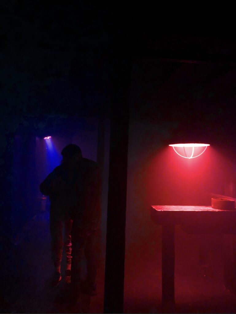 Gothenburg Rave Lights Red and Blue