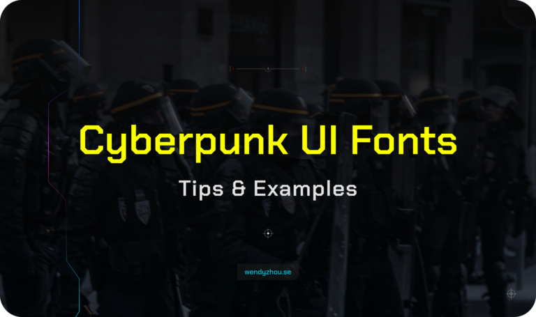 Cyberpunk UI Fonts