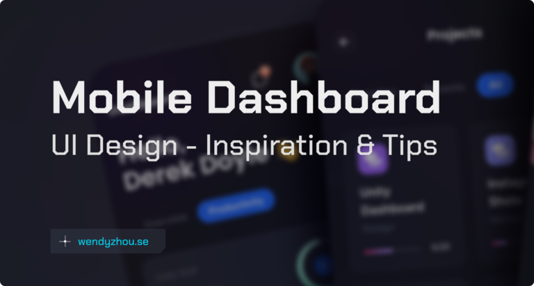 Mobile Dashboard UI Design - Inspiration
