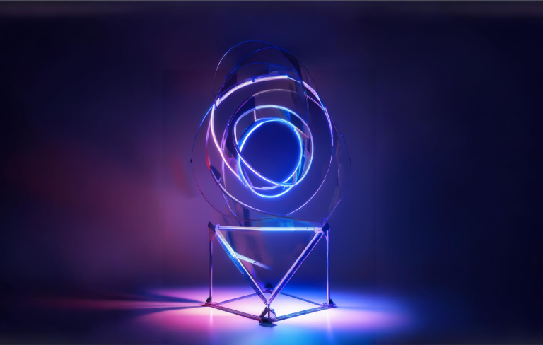 Generative AI tool for light art concept