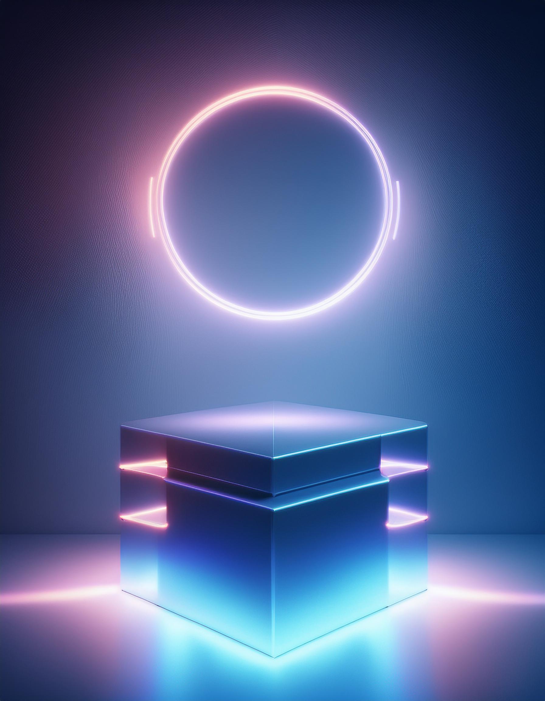 Generative AI tool for light art concept