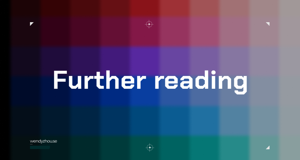 Further UI design reading